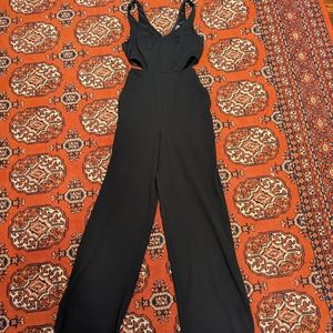 Black Cut Out Jumpsuit